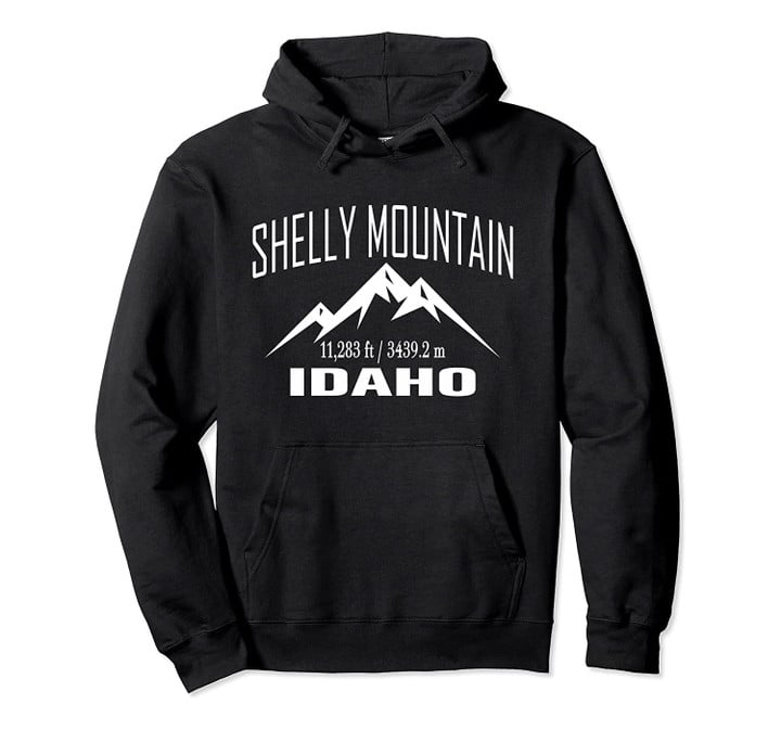 SHELLY MOUNTAIN IDAHO Climbing Summit Club Outdoor Gift Pullover Hoodie, T Shirt, Sweatshirt