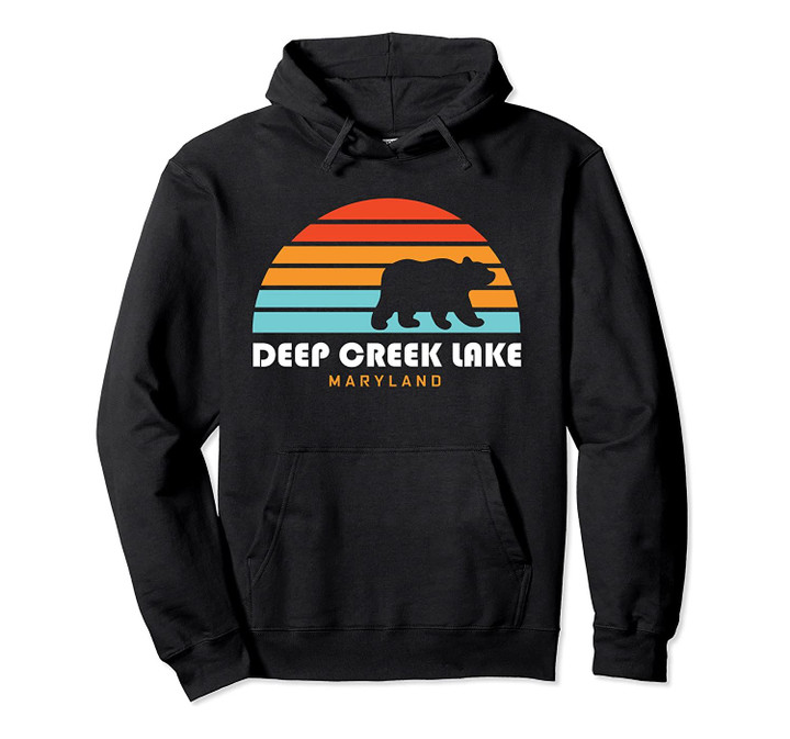 Deep Creek Lake Maryland - Bear Deep Creek Lake Pullover Hoodie, T Shirt, Sweatshirt