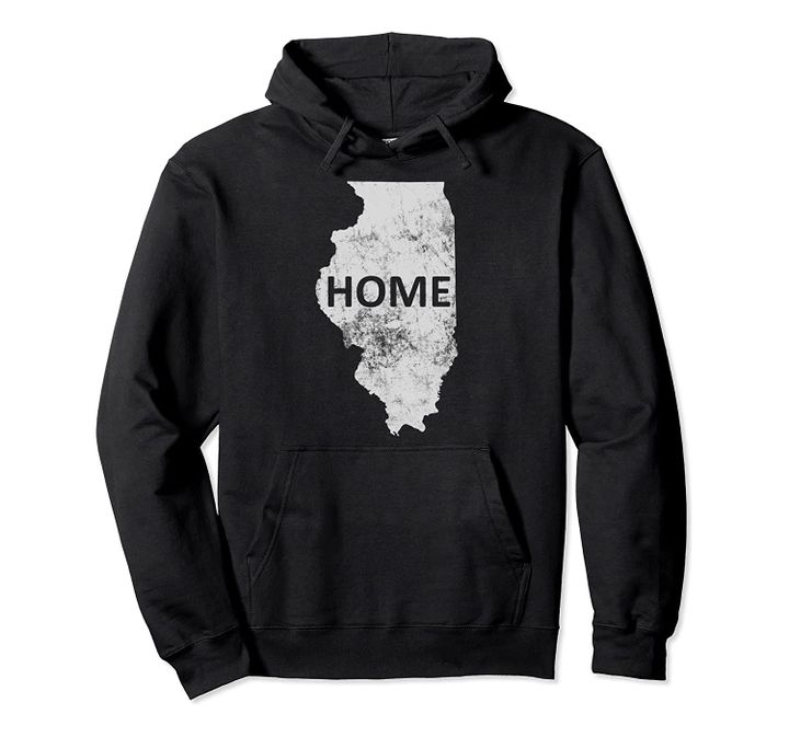 Home - Illinois Pullover Hoodie, T Shirt, Sweatshirt