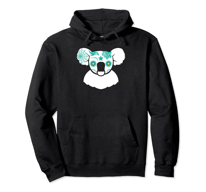 Sugar Skull Koala Day Of The Dead Calavera Mexico Cool Gift Pullover Hoodie, T Shirt, Sweatshirt