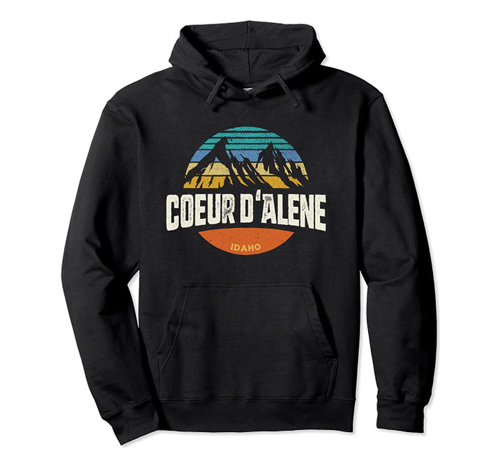 Coeur D Alene - Idaho Pullover Hoodie, T Shirt, Sweatshirt