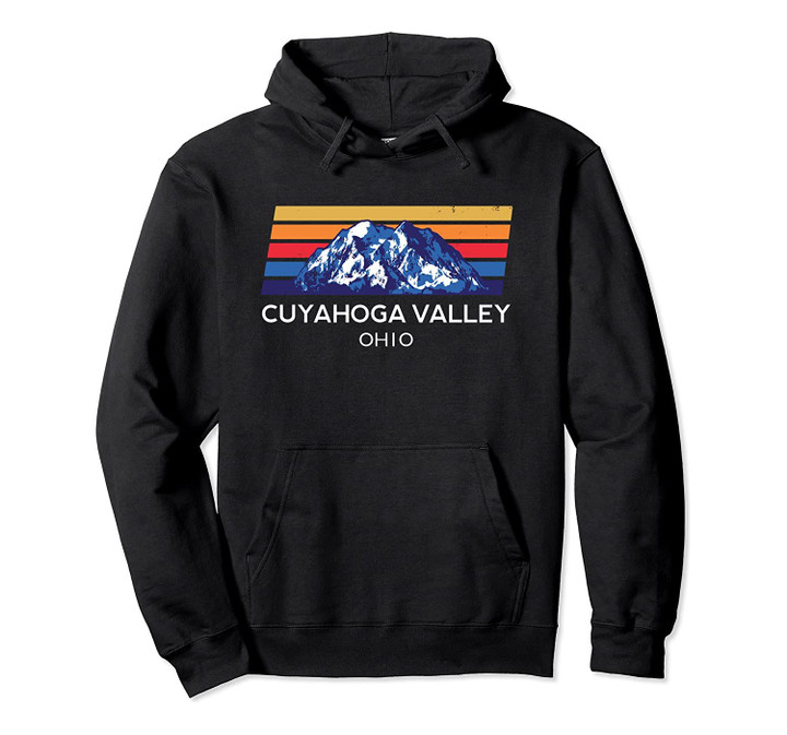 Cuyahoga Valley National Park Ohio Retro Vintage Hiking Pullover Hoodie, T Shirt, Sweatshirt
