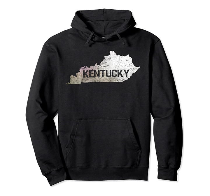 Kentucky Bourbon Vintage State Map Home Outline Derby Pullover Hoodie, T Shirt, Sweatshirt