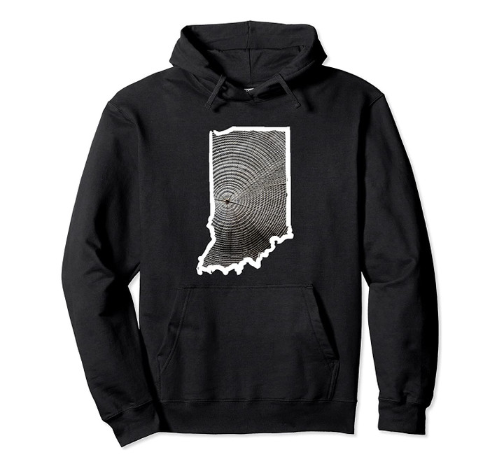 Indiana Home, IN Tree Forest, Indiana Vintage Map Pullover Hoodie, T Shirt, Sweatshirt