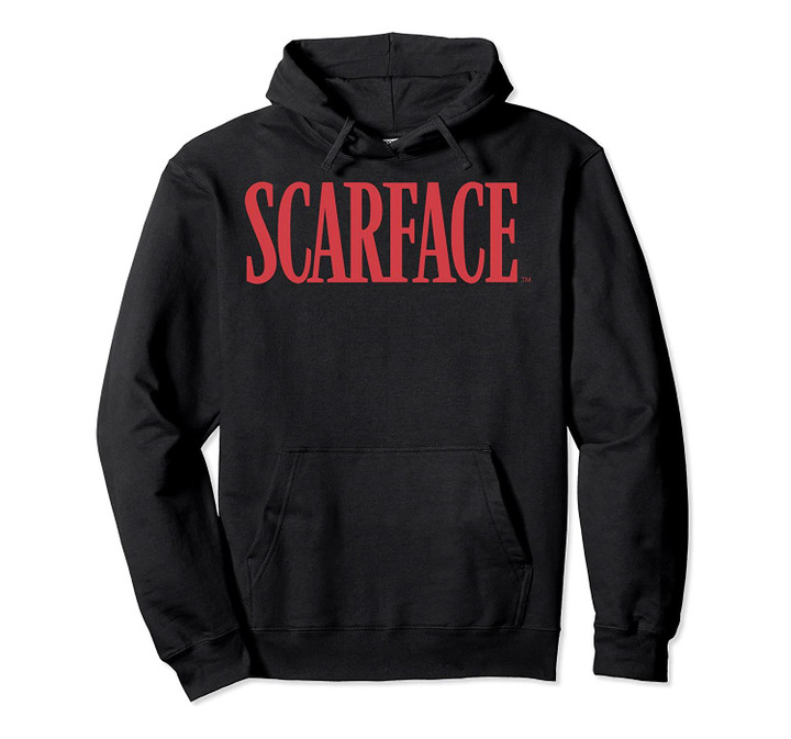 Scarface Bold Red Movie Text Hoodie, T Shirt, Sweatshirt