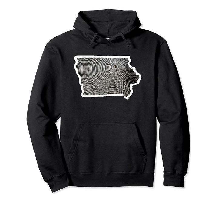 Iowa Home, IA Tree Forest, Iowa Vintage Map Pullover Hoodie, T Shirt, Sweatshirt