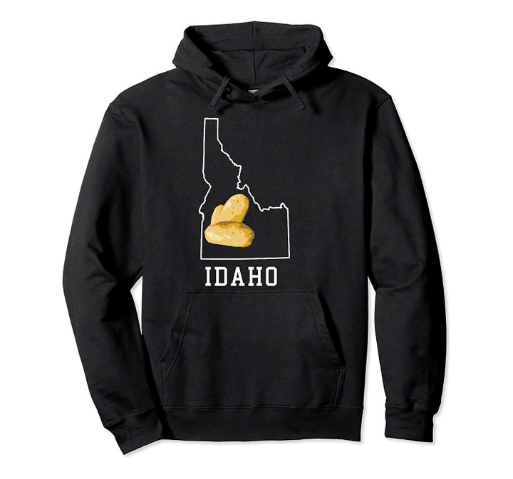 Idahoan Spud Map #Idahocheck State of Idaho Pullover Hoodie, T Shirt, Sweatshirt