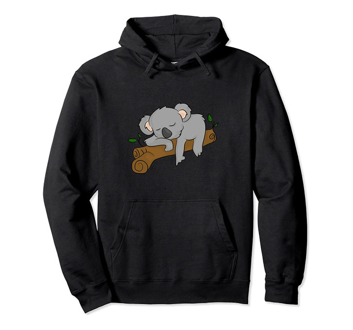 Cute Koala Bear Sleeping Lazy Animal Lover Gift Clothes Pullover Hoodie, T Shirt, Sweatshirt