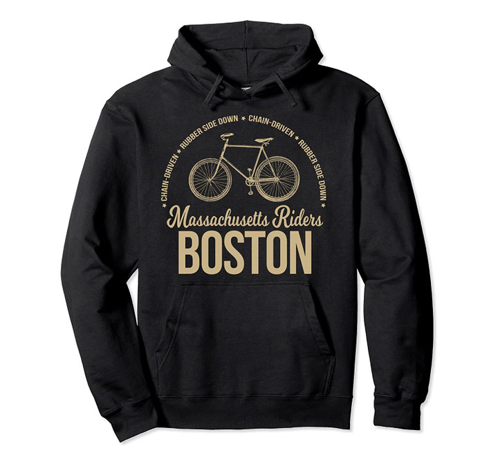 Massachusetts Riders - Boston Bike Cycling Pullover Hoodie, T Shirt, Sweatshirt