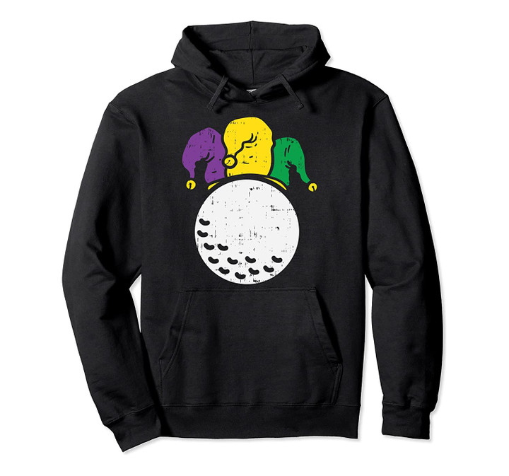 Golf Jester Hat Mardi Gras Carnival Player Coach Gift Pullover Hoodie, T Shirt, Sweatshirt