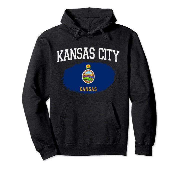 KANSAS CITY KS KANSAS Flag Vintage USA Sports Men Women Pullover Hoodie, T Shirt, Sweatshirt