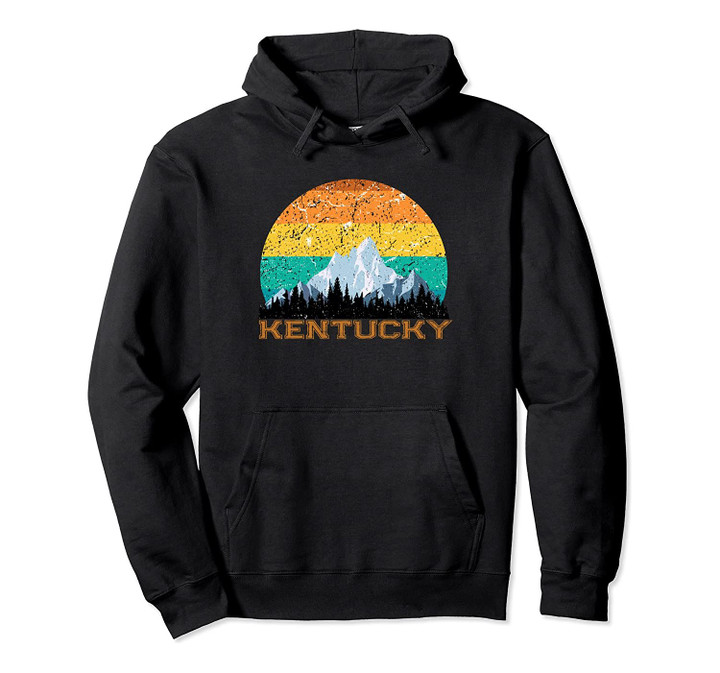 Sunset Kentucky KY Souvenir Love Vintage State Outfit Pullover Hoodie, T Shirt, Sweatshirt