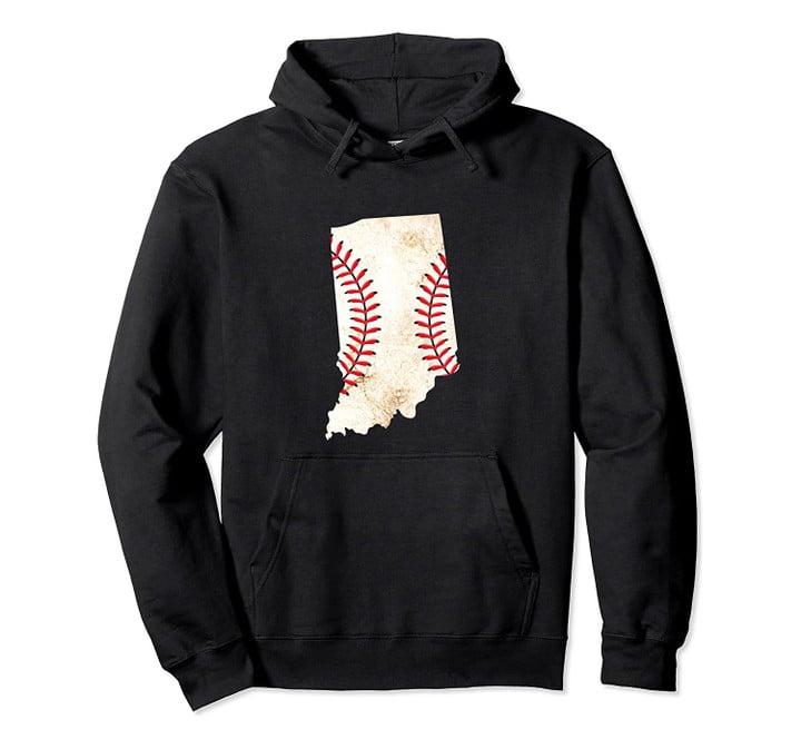 Indiana USA Retro Baseball Softball Player Fan Coach Gift Pullover Hoodie, T Shirt, Sweatshirt