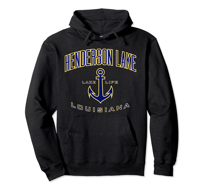 Henderson Lake LA Pullover Hoodie, T Shirt, Sweatshirt