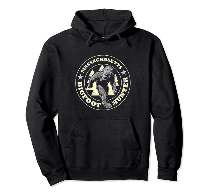 Massachusetts Bigfoot Hunter Believe State Pride Pullover Hoodie, T Shirt, Sweatshirt
