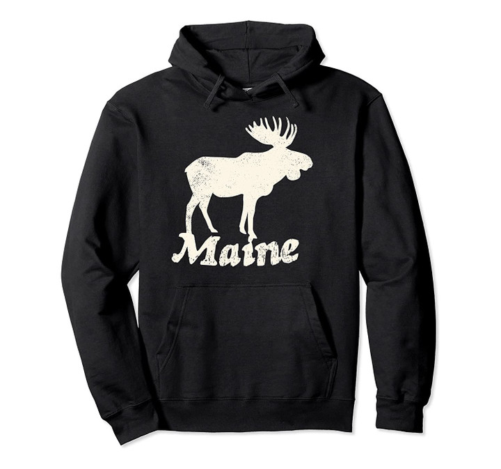 Maine Moose product Pullover Hoodie, T Shirt, Sweatshirt