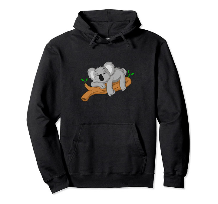 Cute Koala Bear Sleeping Lazy Animal Lover Gift Clothes Pullover Hoodie, T Shirt, Sweatshirt
