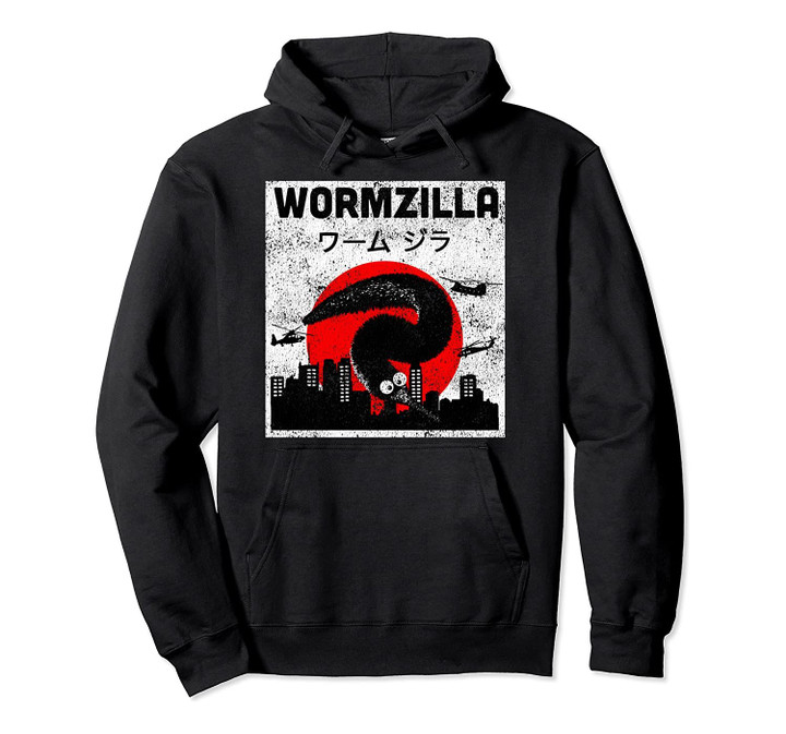 Worm on a String Meme, Japanese Fuzzy Magic Worms, Wormzilla Pullover Hoodie, T Shirt, Sweatshirt