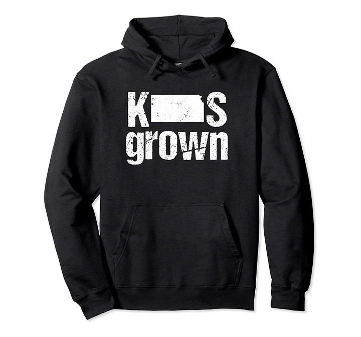 Kansas Vintage KS State Grown Home Gift Pullover Hoodie, T Shirt, Sweatshirt