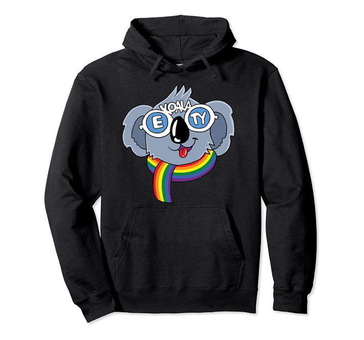 Ekoalaty Equality Gay Koala Bear Funny LGBT Rainbow Flag Pullover Hoodie, T Shirt, Sweatshirt