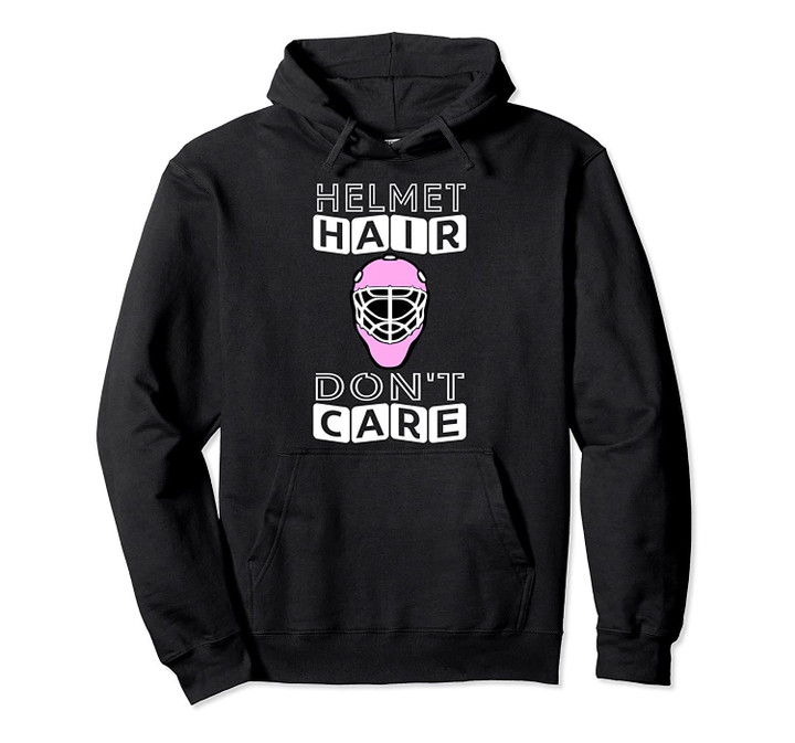 Funny Hockey Women Pink Helmet Goalie Novelty Gift Pullover Hoodie, T Shirt, Sweatshirt