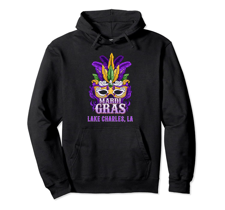 Mardi Gras Parade Lake Charles Louisiana Feathers Pullover Hoodie, T Shirt, Sweatshirt