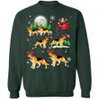 German Shepherd Reindeer Santa Claus Sweatshirt Hoodie Christmas Dog Lover MT1910-99Paws-com
