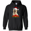 Puppy Golden Retriever Christmas Hat Xmas Dog Hoodie Gift Idea-99Paws-com