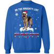 German Shepherd On The Naughty List Dog Xmas Sweater Gift HA11-99Paws-com