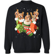 Labrador Stocking Christmas Sweatshirt Xmas Gift Dog Lover K11-99Paws-com