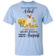 Never Underestimate An August Girl Who Loves Labrador Retriever Shirt HT208-99Paws-com