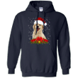 Puppy Golden Retriever Christmas Hat Xmas Dog Hoodie Gift Idea-99Paws-com