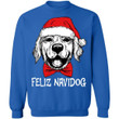 Labrador Feliz Navidog Dog Christmas Sweater Xmas Gift VA11-99Paws-com