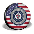 Winnipeg Jets Spare Tire Covers Custom US Flag Style