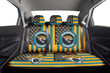 Jacksonville Jaguars Car Back Seat Cover Custom US Flag Style