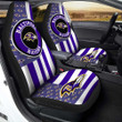 Baltimore Ravens Car Seat Covers Custom US Flag Style