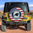 Carolina Panthers Spare Tire Covers Custom US Flag Style