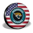 Jacksonville Jaguars Spare Tire Covers Custom US Flag Style
