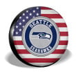 Seattle Seahawks Spare Tire Covers Custom US Flag Style