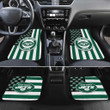 New York Jets Car Floor Mats Custom US Flag Style