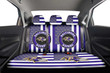 Baltimore Ravens Car Back Seat Cover Custom US Flag Style