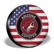 Arizona Coyotes Spare Tire Covers Custom US Flag Style