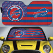 Buffalo Bills Car Sunshade Custom US Flag Style