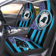Carolina Panthers Car Seat Covers Custom US Flag Style