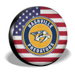 Nashville Predators Spare Tire Covers Custom US Flag Style