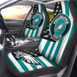 Philadelphia Eagles Car Seat Covers Custom US Flag Style