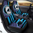 Carolina Panthers Car Seat Covers Custom US Flag Style