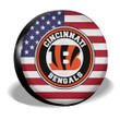 Cincinnati Bengals Spare Tire Covers Custom US Flag Style