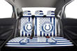 Indianapolis Colts Car Back Seat Cover Custom US Flag Style