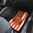 Cleveland Browns Car Floor Mats Custom US Flag Style